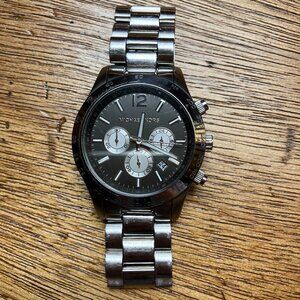 Michael Kors Watch Stainless Steel Mens Watch New and Functional
